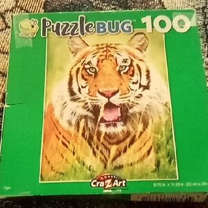 Cra-Z-Art Puzzle Bug 100-Piece Tiger Puzzle - Green